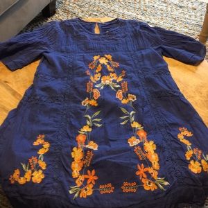 Free People embroidered summer dress